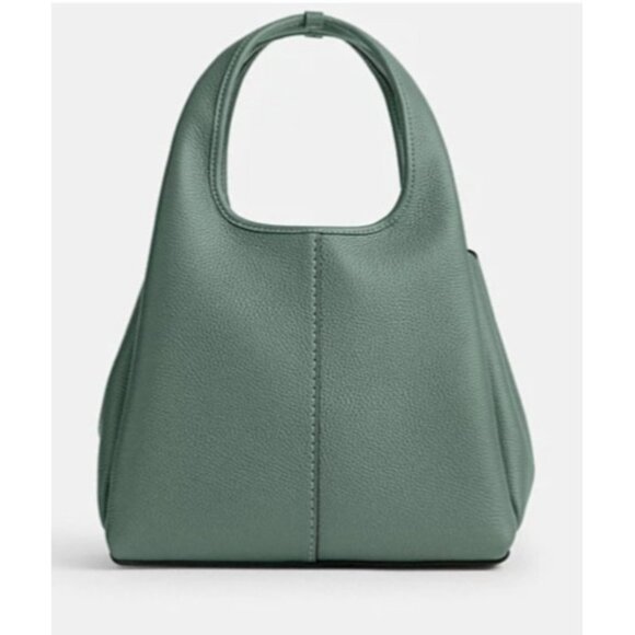 NWT Coach Lana Shoulder Bag 23 In Sage Pebbled Leather CM545 - Picture 3 of 7